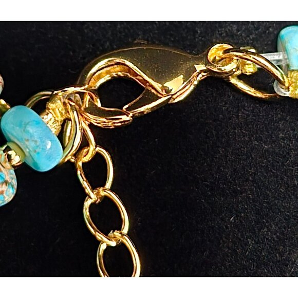 Stauer Howlite Double-Strand Goldtone Beaded Necklace - Picture 3 of 6